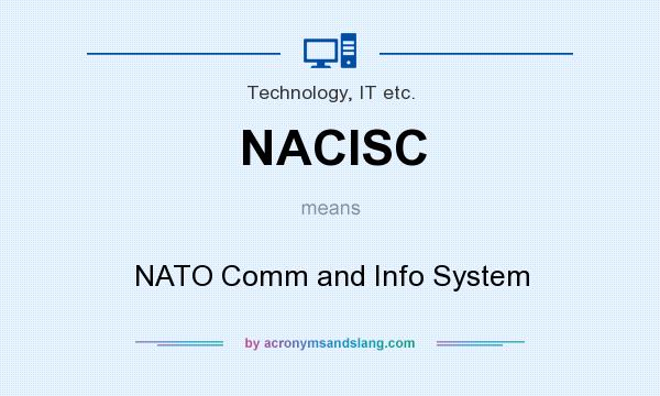 What does NACISC mean? It stands for NATO Comm and Info System