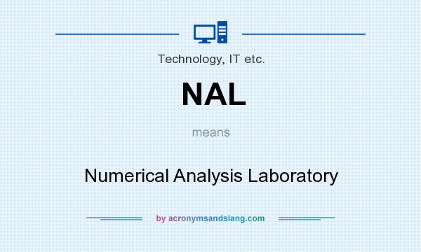 What does NAL mean? It stands for Numerical Analysis Laboratory