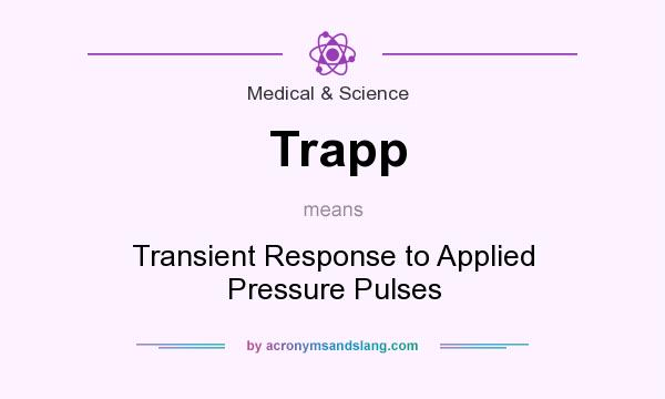 What does Trapp mean? It stands for Transient Response to Applied Pressure Pulses