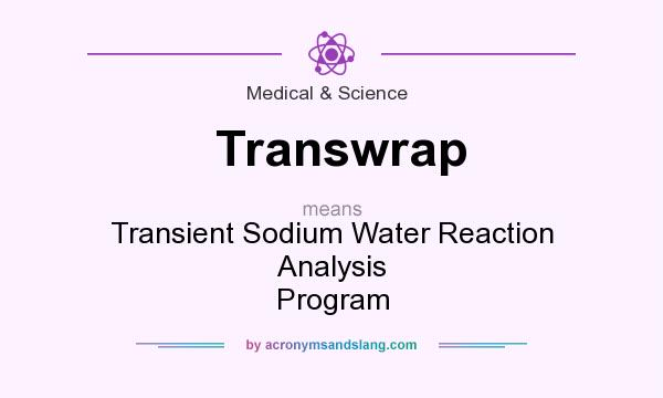 What does Transwrap mean? It stands for Transient Sodium Water Reaction Analysis Program