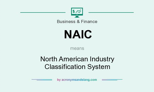 What does NAIC mean? It stands for North American Industry Classification System