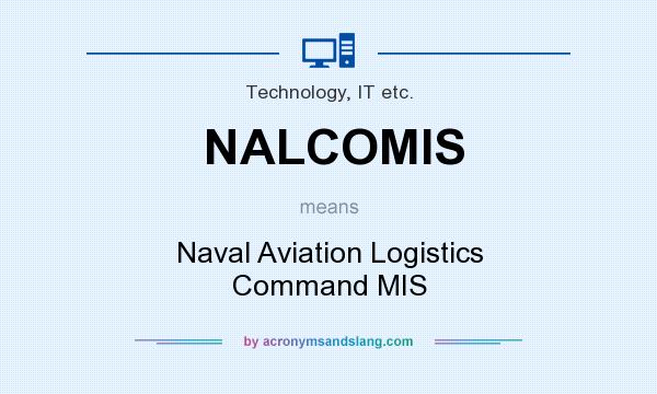 What does NALCOMIS mean? It stands for Naval Aviation Logistics Command MIS