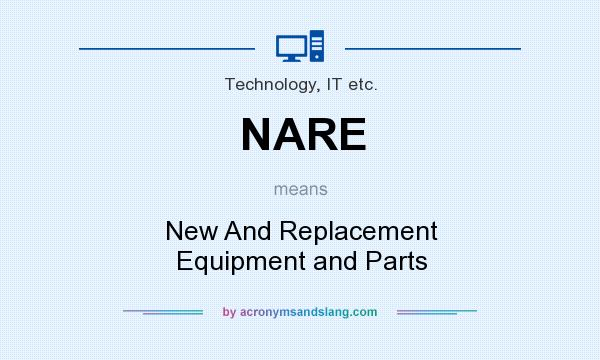 What does NARE mean? It stands for New And Replacement Equipment and Parts