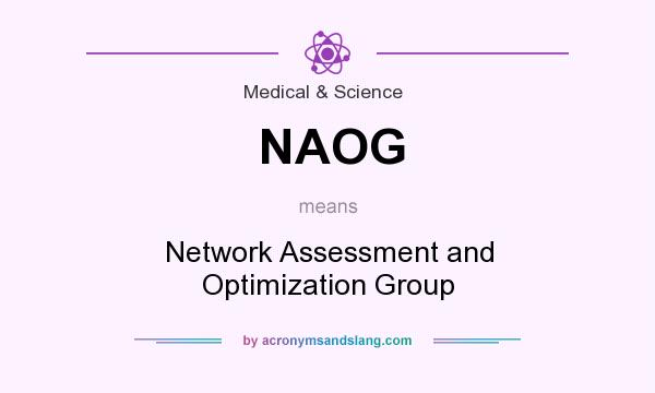 What does NAOG mean? It stands for Network Assessment and Optimization Group