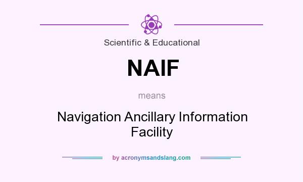 What does NAIF mean? It stands for Navigation Ancillary Information Facility
