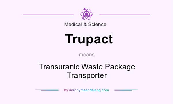 What does Trupact mean? It stands for Transuranic Waste Package Transporter