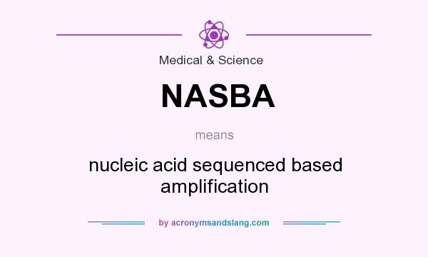 What does NASBA mean? It stands for nucleic acid sequenced based amplification