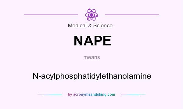 What does NAPE mean? It stands for N-acylphosphatidylethanolamine
