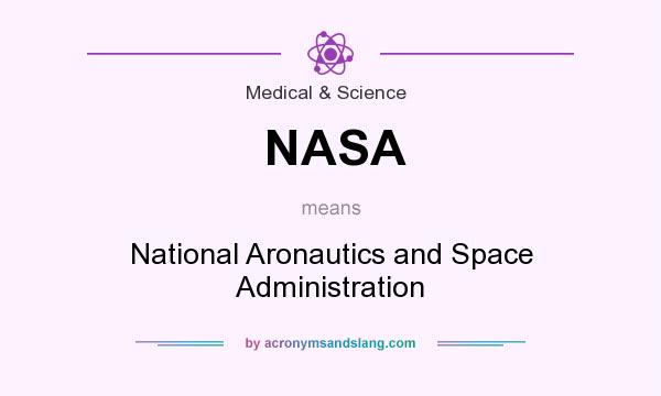 What does NASA mean? It stands for National Aronautics and Space Administration