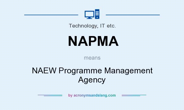 What does NAPMA mean? It stands for NAEW Programme Management Agency