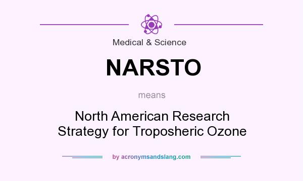 What does NARSTO mean? It stands for North American Research Strategy for Troposheric Ozone