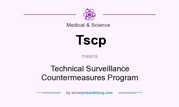 What does Tscp mean? It stands for Technical Surveillance Countermeasures Program