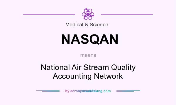 What does NASQAN mean? It stands for National Air Stream Quality Accounting Network