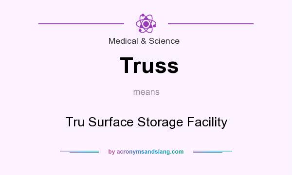 What does Truss mean? It stands for Tru Surface Storage Facility