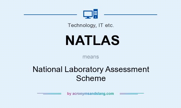 What does NATLAS mean? It stands for National Laboratory Assessment Scheme