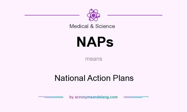 What does NAPs mean? It stands for National Action Plans
