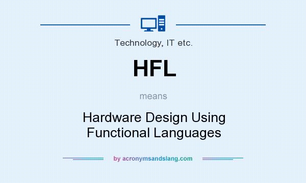 What does HFL mean? It stands for Hardware Design Using Functional Languages