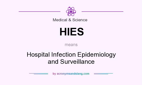 What does HIES mean? It stands for Hospital Infection Epidemiology and Surveillance