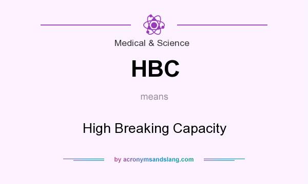 What does HBC mean? It stands for High Breaking Capacity