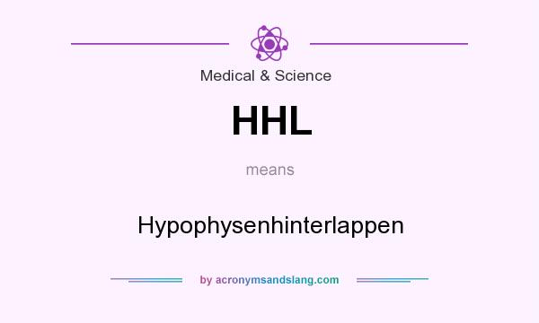What does HHL mean? It stands for Hypophysenhinterlappen