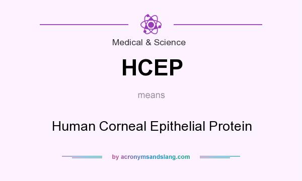 What does HCEP mean? It stands for Human Corneal Epithelial Protein