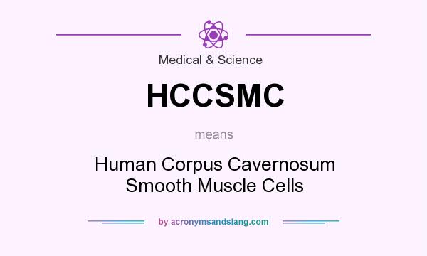What does HCCSMC mean? It stands for Human Corpus Cavernosum Smooth Muscle Cells