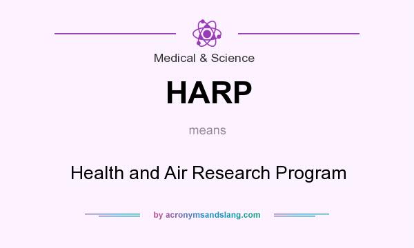What does HARP mean? It stands for Health and Air Research Program