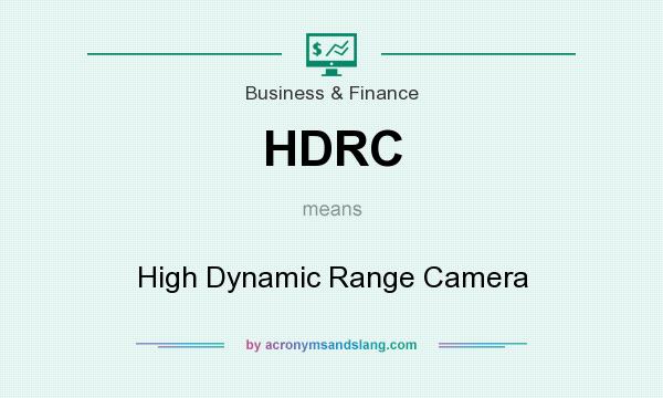 What does HDRC mean? It stands for High Dynamic Range Camera