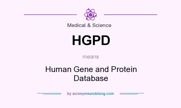 What does HGPD mean? It stands for Human Gene and Protein Database