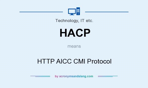 What does HACP mean? It stands for HTTP AICC CMI Protocol