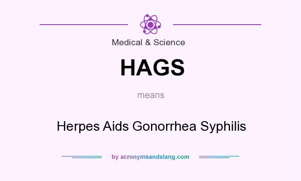 What does HAGS mean? It stands for Herpes Aids Gonorrhea Syphilis