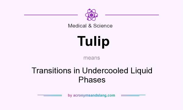 What does Tulip mean? It stands for Transitions in Undercooled Liquid Phases