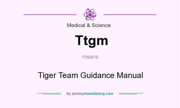 What does Ttgm mean? It stands for Tiger Team Guidance Manual