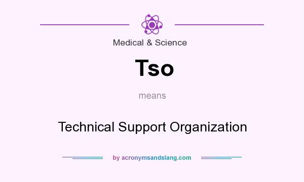What does Tso mean? It stands for Technical Support Organization