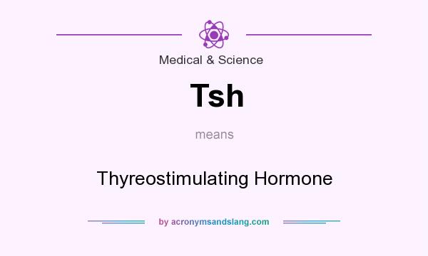 What does Tsh mean? It stands for Thyreostimulating Hormone