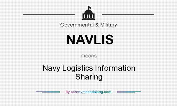 What does NAVLIS mean? It stands for Navy Logistics Information Sharing