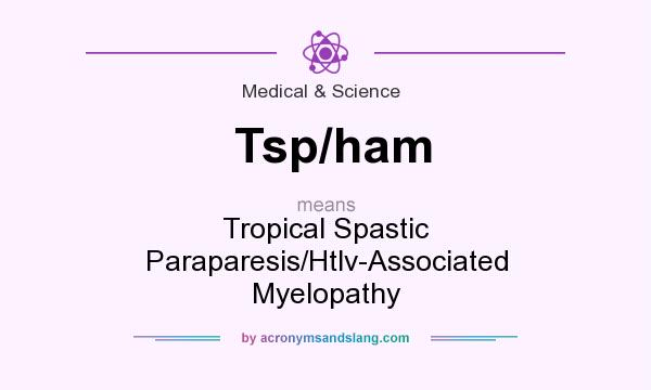 What does Tsp/ham mean? It stands for Tropical Spastic Paraparesis/Htlv-Associated Myelopathy
