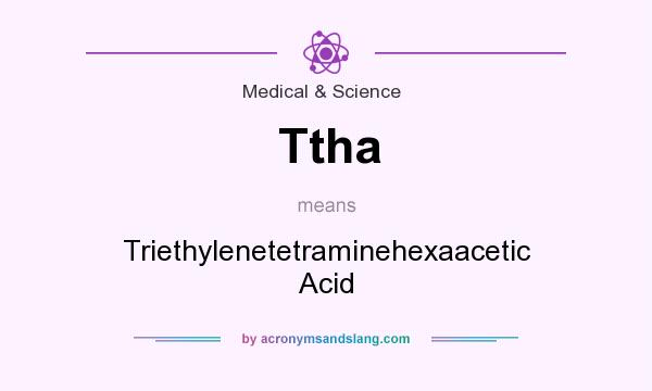 What does Ttha mean? It stands for Triethylenetetraminehexaacetic Acid