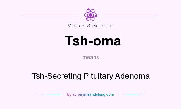 What does Tsh-oma mean? It stands for Tsh-Secreting Pituitary Adenoma