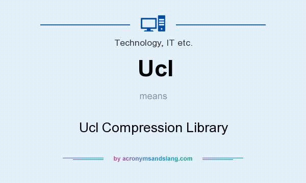 What does Ucl mean? It stands for Ucl Compression Library
