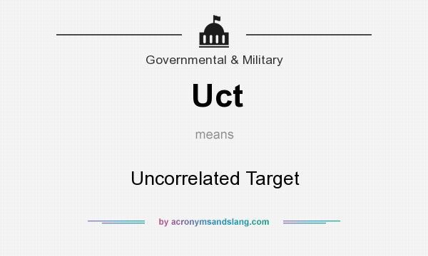 What does Uct mean? It stands for Uncorrelated Target