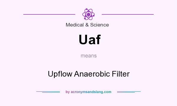 What does Uaf mean? It stands for Upflow Anaerobic Filter