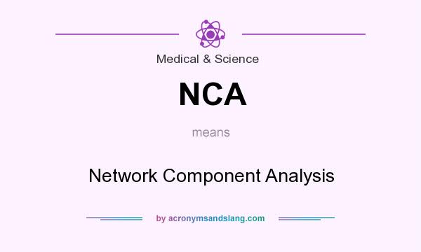 What does NCA mean? It stands for Network Component Analysis