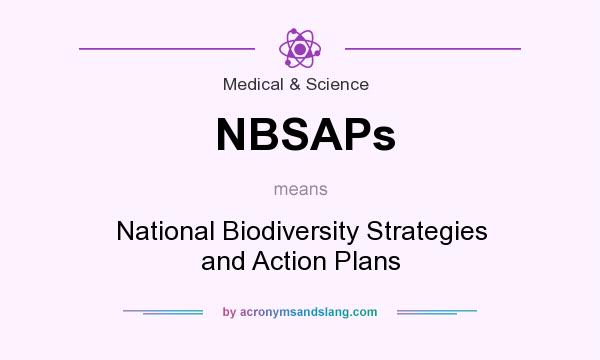 What does NBSAPs mean? It stands for National Biodiversity Strategies and Action Plans