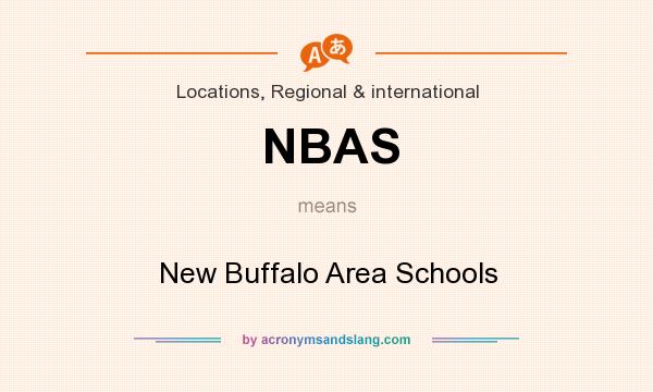 What does NBAS mean? It stands for New Buffalo Area Schools