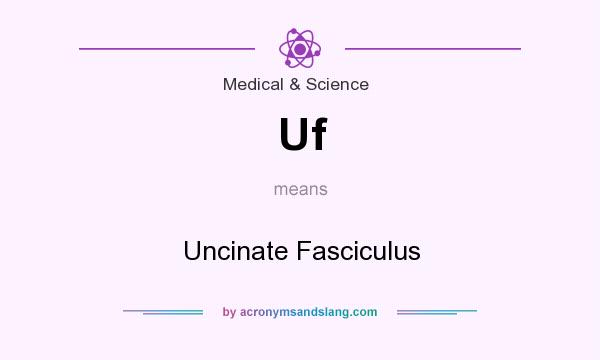 What does Uf mean? It stands for Uncinate Fasciculus