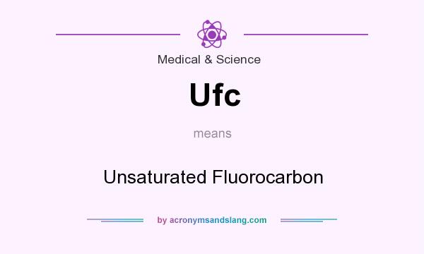 What does Ufc mean? It stands for Unsaturated Fluorocarbon