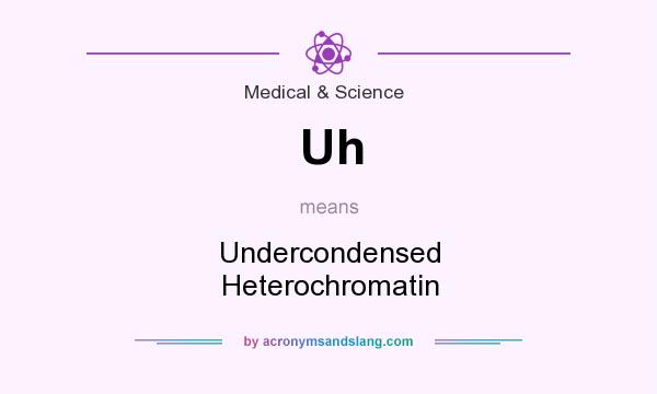 What does Uh mean? It stands for Undercondensed Heterochromatin