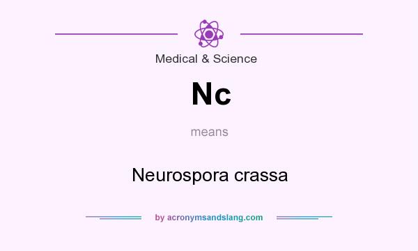 What does Nc mean? It stands for Neurospora crassa