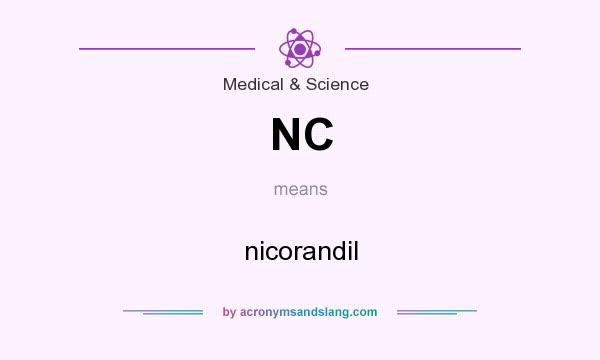 What does NC mean? It stands for nicorandil